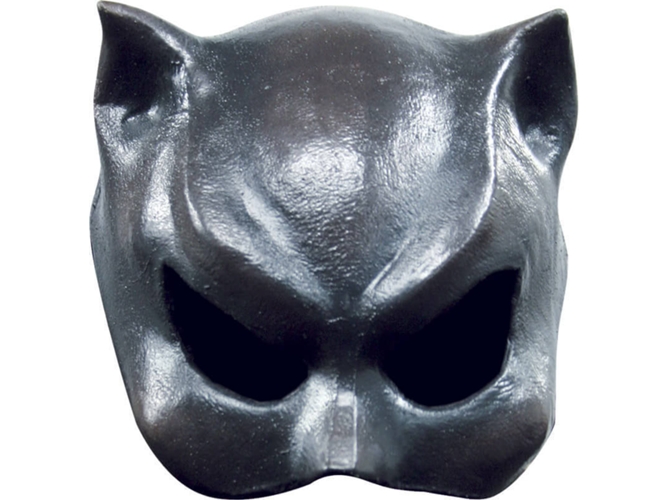 Máscara DISFRAZZES Media Máscara De Cat Woman De Látex (Talla: Talla Universal)