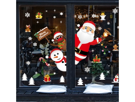 Adorno de Navidad ZMDECQNA Pegatina Papá Decorativa