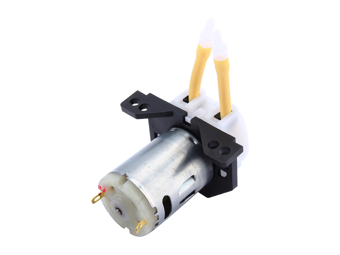 Bomba peristáltica D2 2x4 12V 300mA para laboratorio químico, caudal de agua 5-40ml/min. Sin marca.