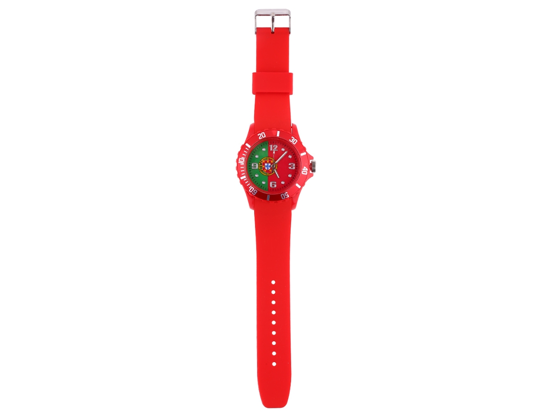 Reloj De Pulsera De Cuarzo Con Correa De Piel Sintética, Estilo Casual Y Moderno, Esfera Redonda Sencilla (rojo).