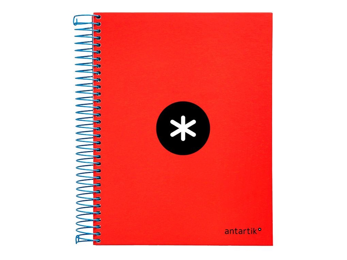 Cuaderno LIDERPAPEL Série Antartik 100g/m² Rojo (A5 - Liso)