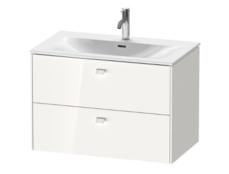Mueble DURAVIT Brioso bajo lavabo montado en la pared 82,0 x 47,9 cm 2 cajones incl. recorte de sifón y delantal para lavabo Viu 234483