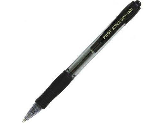 Bolígrafo Retráctil PILOT Super Grip Negro