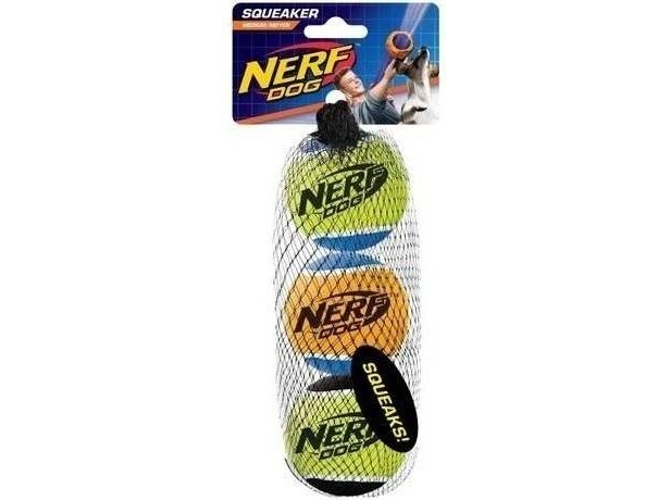Pelota para Perros NERF Blaster Verde (Diámetro:7,6cm - 3 und)