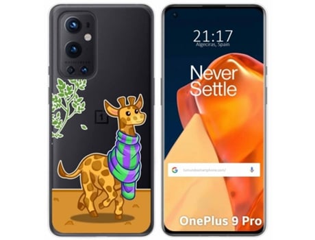 Carcasa OnePlus 9 Pro 5G TUMUNDOSMARTPHONE Dibujos Transparente Multicolor