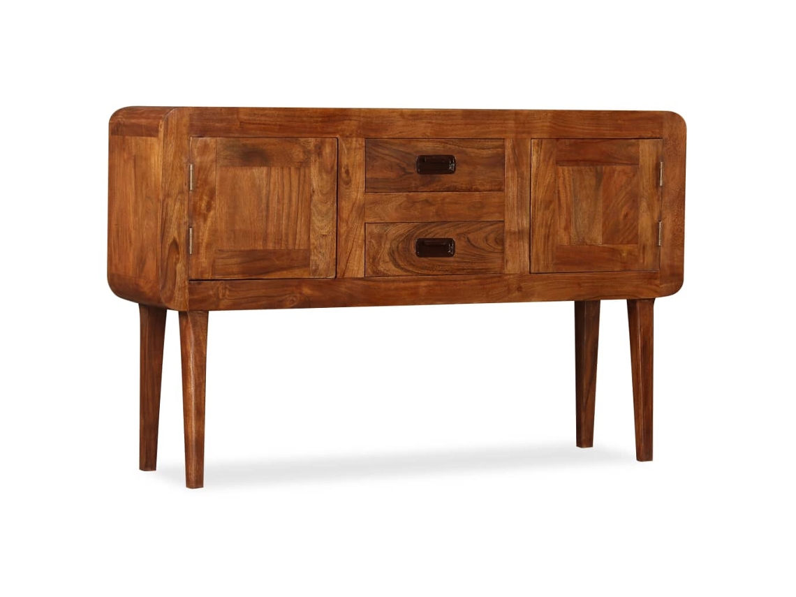 Lovely Home Aparador Madera Maciza Miel 120X30X75 Cm