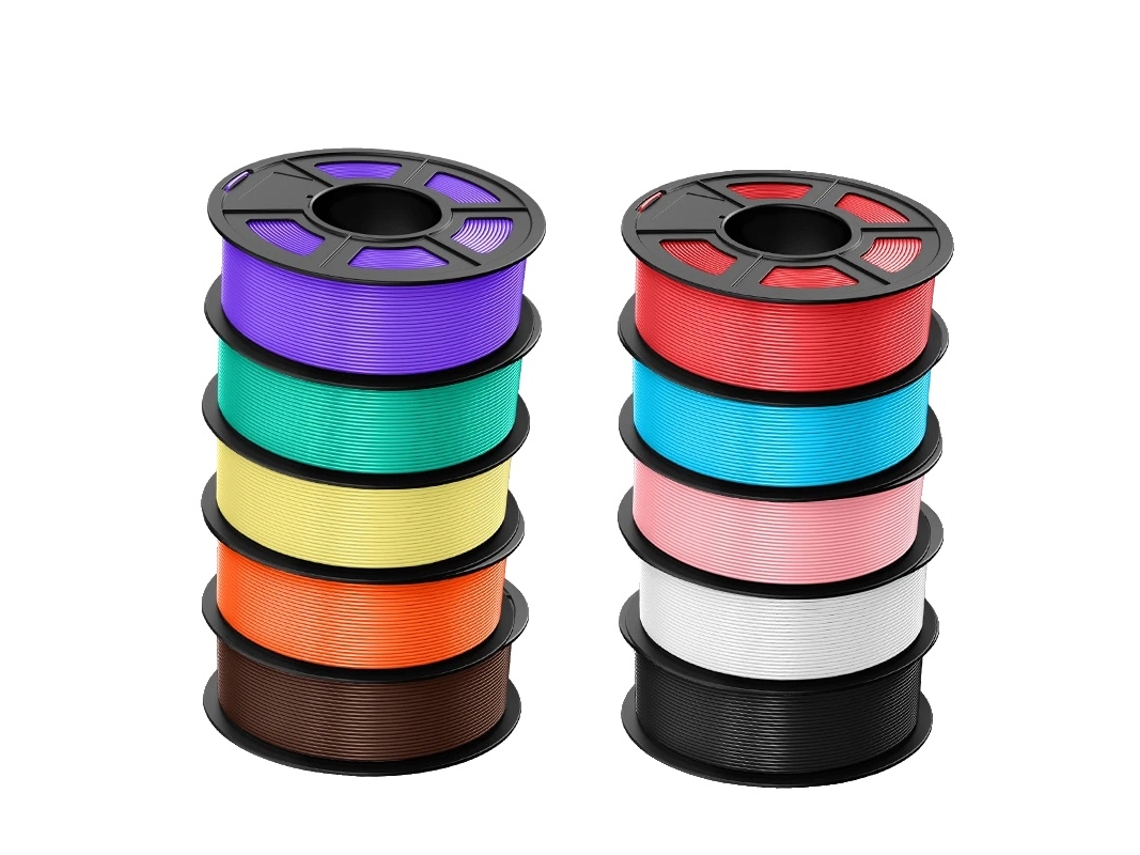Filamento 3D de alta fluidez, biodegradable, PLA 10mix04 OEM