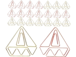60 Clips Metálicos Pequeños De Colores Para Papel, Fotos