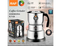 Molinillo de café eléctrico estándar europeo - Molinillo para café seco, molinillo portátil para granos de café para uso doméstico.