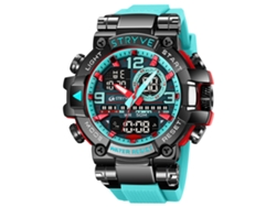 Reloj deportivo MDUG para hombre, luminoso y resistente al agua (azul lago)