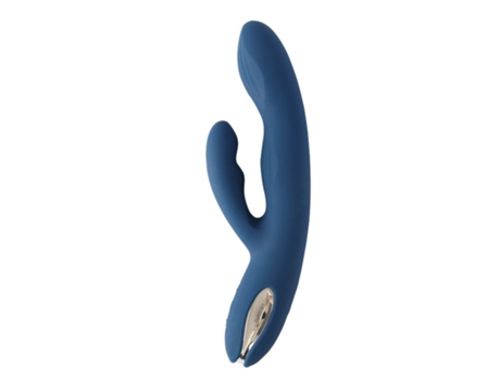 Svakom Aylin Potente Vibrador Pulsátil de Doble Cabezal Azul Oscuro SVAKOM