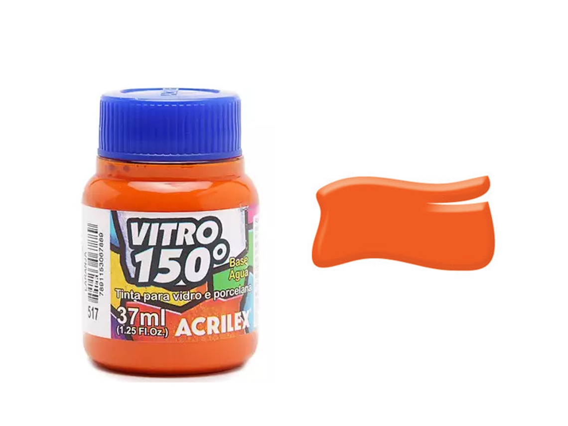 Vitro 150º 37Ml Naranja 517 Acrilex