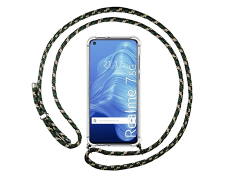 Carcasa Realme 7 5G TUMUNDOSMARTPHONE Colgante Verde