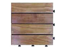 Bambu loseta de madera 30x30x2,7 cm caja de 20 und.  080