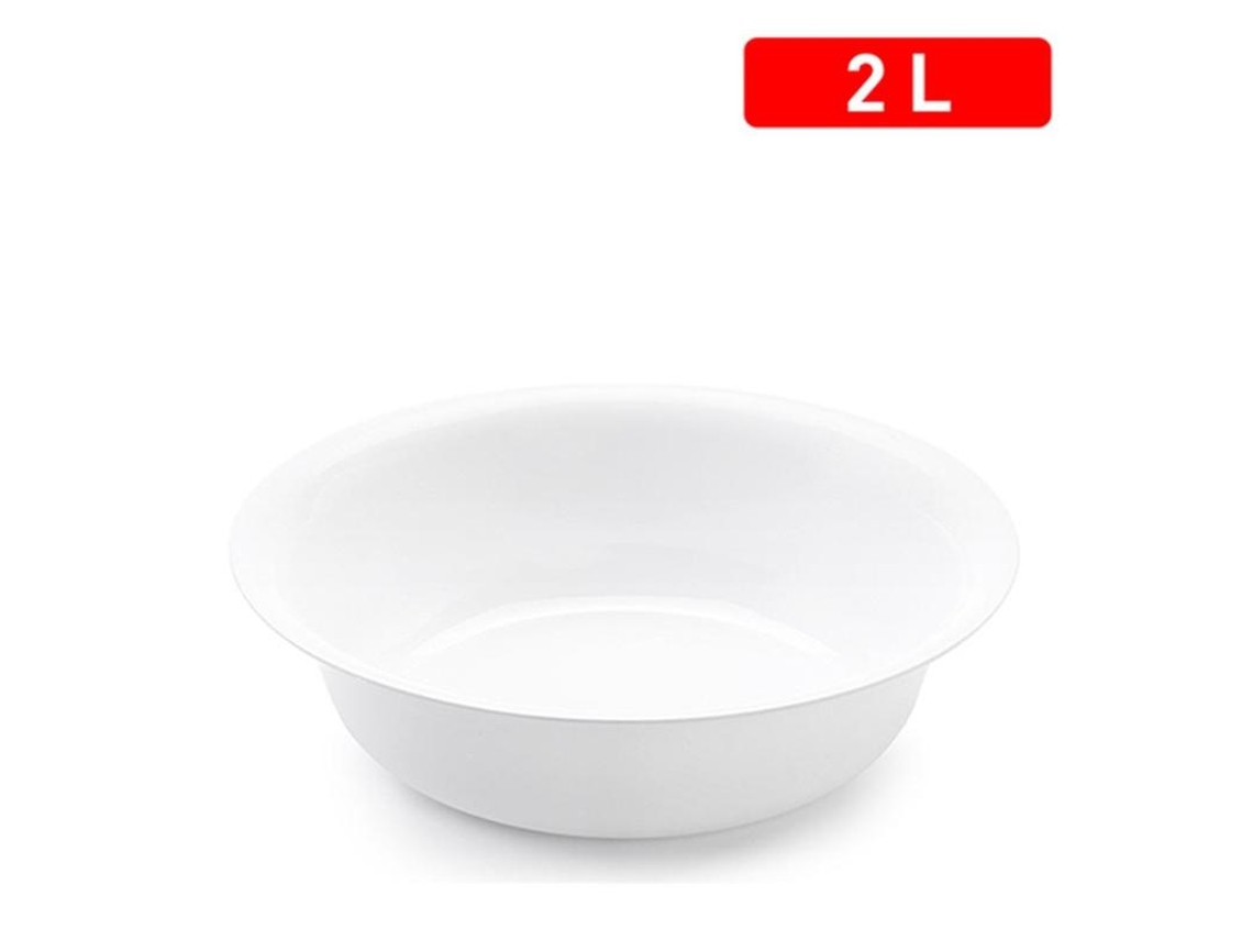 Palangana 2 litros 25 cm blanca