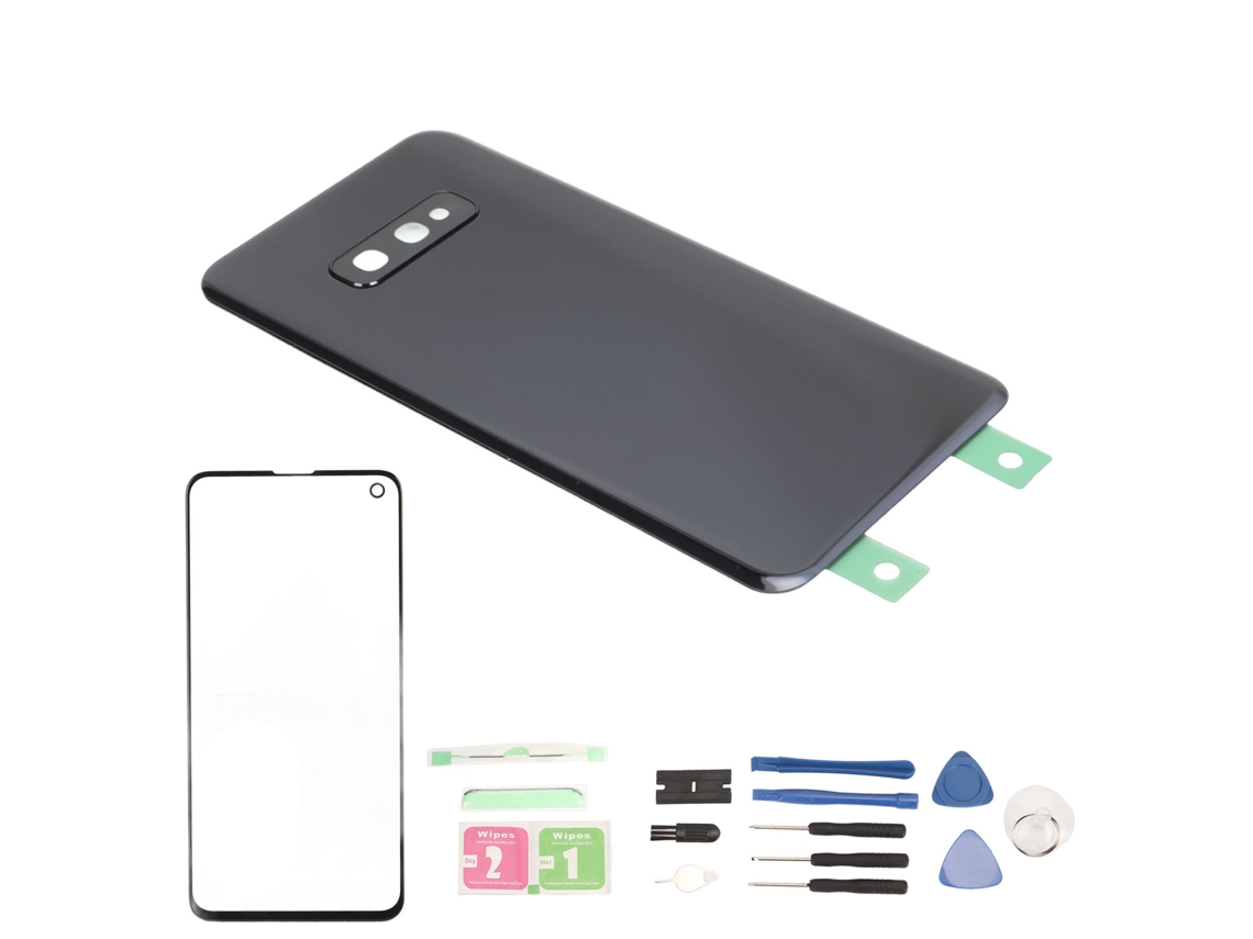 Kit De Reemplazo De Pantalla Exterior Frontal Y Tapa De Vidrio Trasera Para Samsung Galaxy S10e
