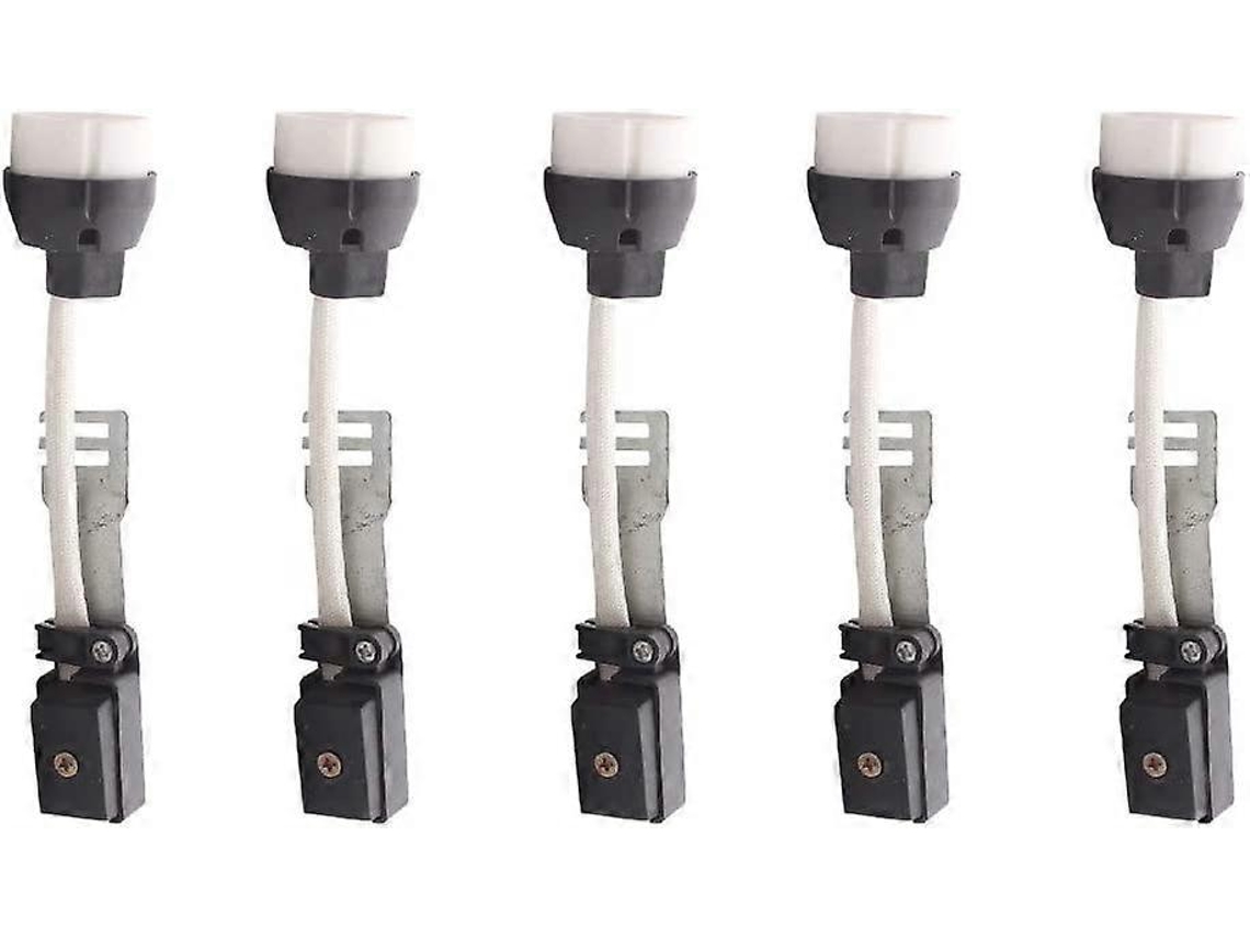 Rebe-conjunto De 5 Bases De Bombilla Gu10 Con Cable Y Caja De Unión Aislada 2a 250v Resistente A Altas Temperaturas Para Led Y Halógeno