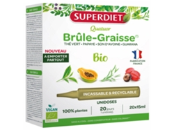 Quatuor Brûle-Graisse Bio 20 Unidoses SUPERDIET
