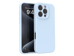 (cerulean, Iphone 14 Pro Max) Funda De Silicona Líquida Para La Serie Iphone, Lente Totalmente Incluida Anti-caídas