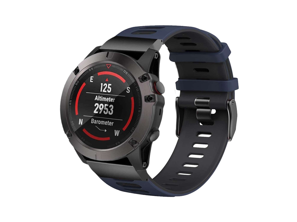 Correa para Garmin Forerunner 955 Azul Oscuro y Negro