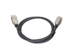 Cable Adaptador Dp Ultrafino De 1 Metro, 8k, 4k, Displayport, Hdr, 3 Capas, Blindado, Conectores Chapados En Oro.