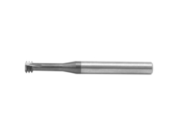 Fresa De Roscar De 60°, 3 Dientes, Acero Wolframado, Para Fresado, M8x1.25xd6x60