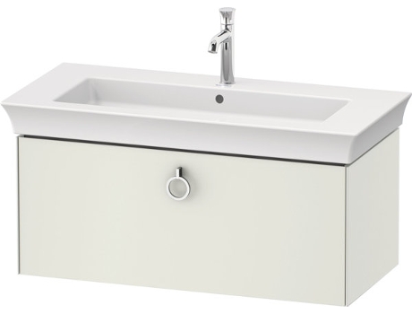 DURAVIT Tulip blanco, mueble de lavabo colgado en la pared, ancho 984 x fondo 458mm, con 1x extraíble, con tirador, WT42520