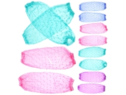 Juego de 6 pares de sobrecamisas de PVC impermeables y resistentes al aceite, talla larga.
