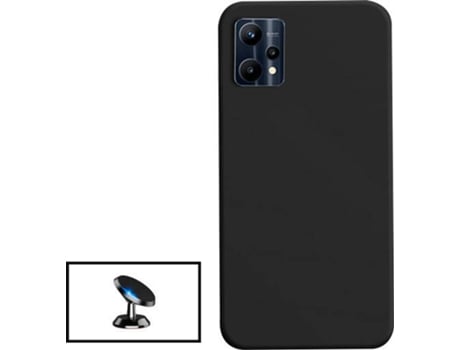 Kit Carcasa + Soporte Realme 9 Pro+ Plus GIFT4ME Negro