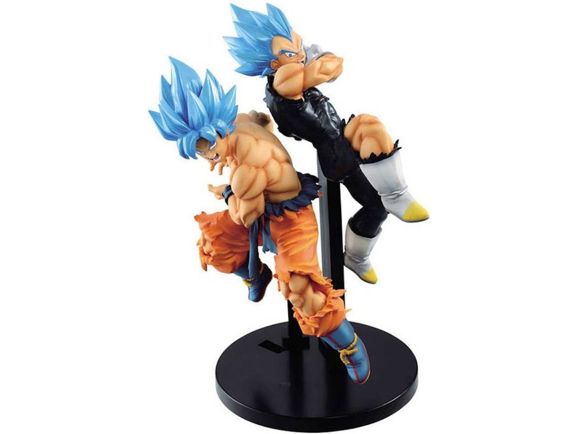 Set de Figuras OEM Dragon Ball: Sungoku com Cabelo Azul (2 unidades - 17 cm)