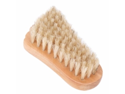 Cepillo de uñas portátil de madera para manos y pies, ideal para viajes de hombres y mujeres.