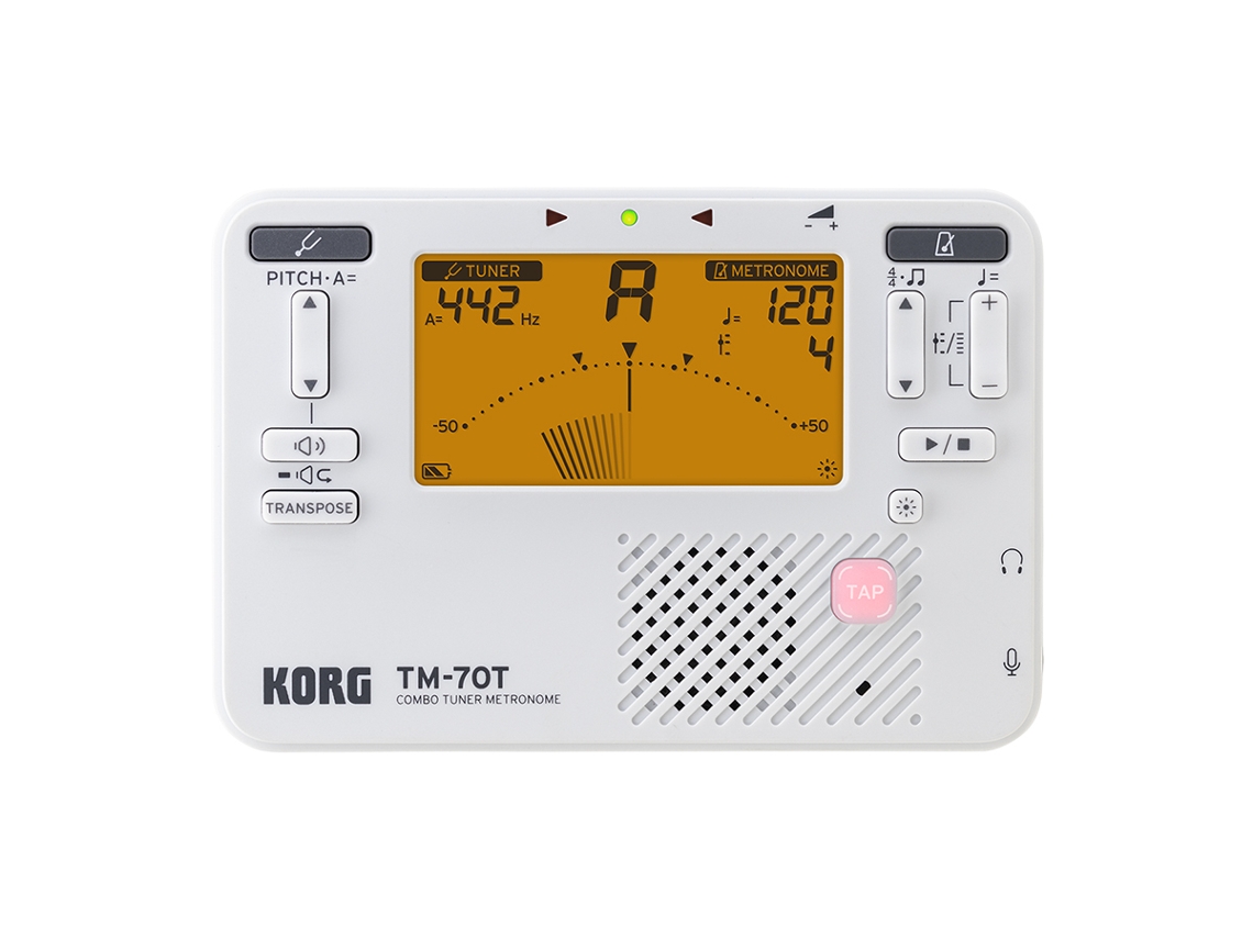 Cromatico Tm 70t Wh Afinador/metrónomo KORG