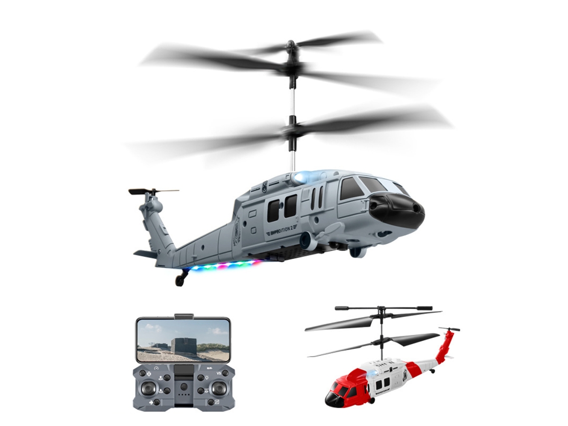 Dron Con Control Remoto, Cámara Dual 4k, Sistema Para Evitar Obstáculos, 3 Baterías, Para Adultos Y Niños, Color Gris.