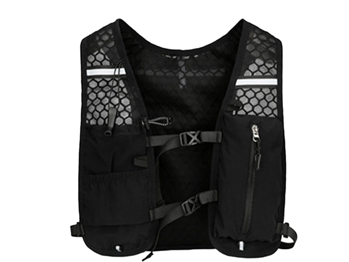 Mochila de hidratación Slowmoose, chaleco, 5L, unisex, transpirable, con silbato.