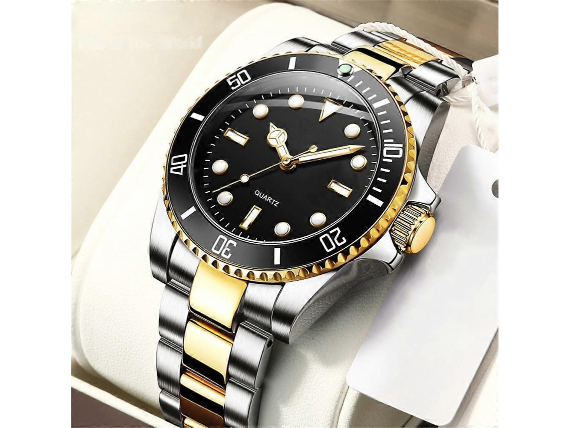 Reloj de buceo para hombre de acero inoxidable de alta calidad, estilo suizo, con movimiento Seiko Ly Ebike Sport.