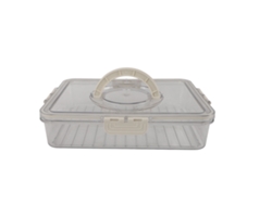 Contenedor De Almacenamiento De Pet Sellado Para Frutas Y Verduras Con Desagüe Para Refrigerador