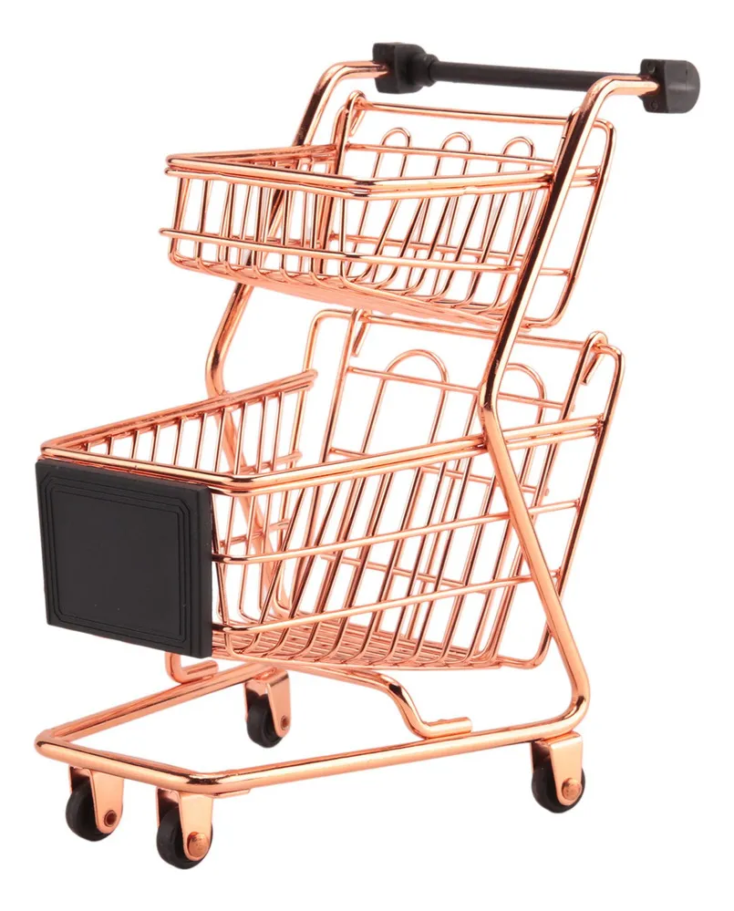 Nuevo modelo de carrito de compras de dos capas, vayotoy