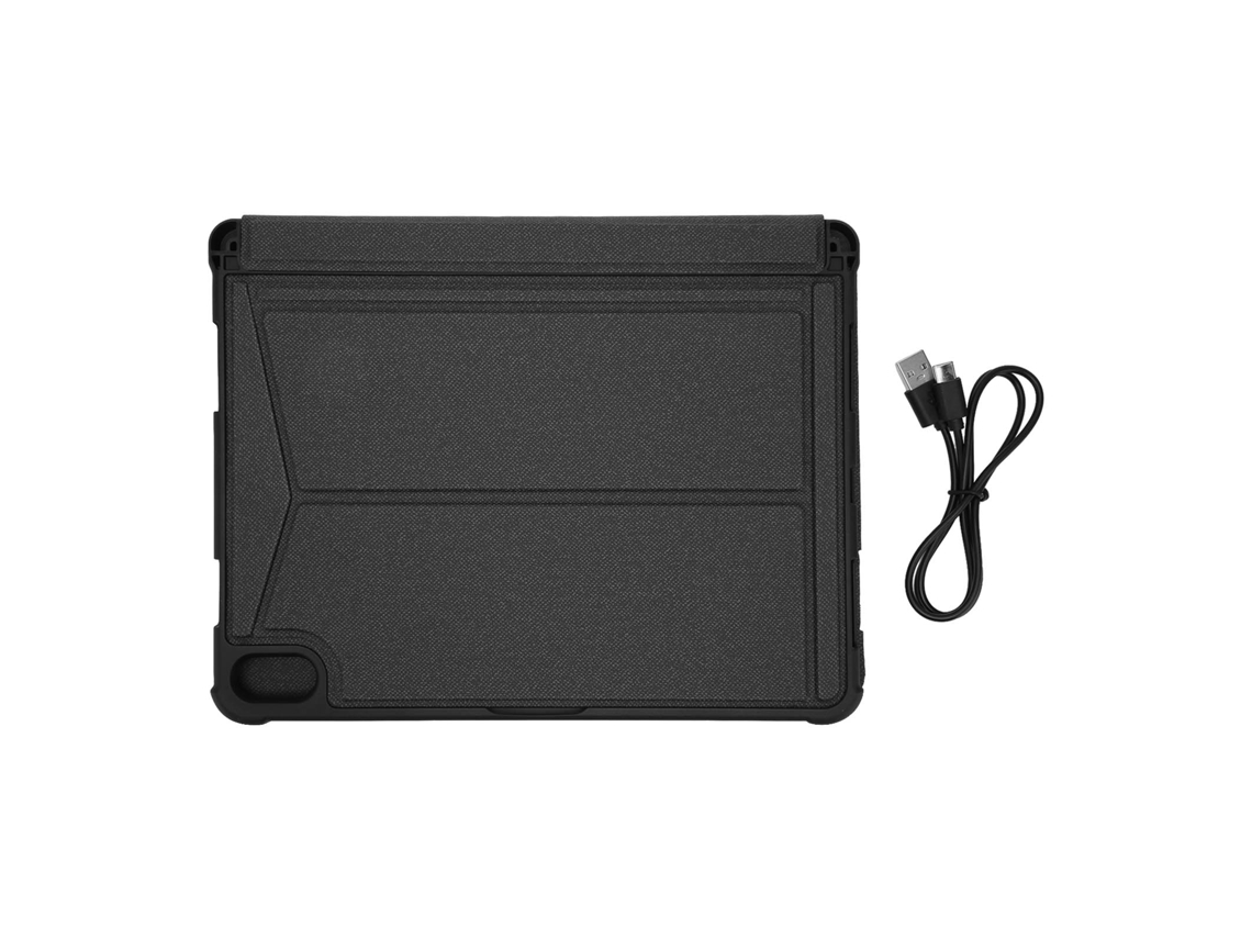 Teclado magnético con funda para tableta iOS (retroiluminado, ergonómico)