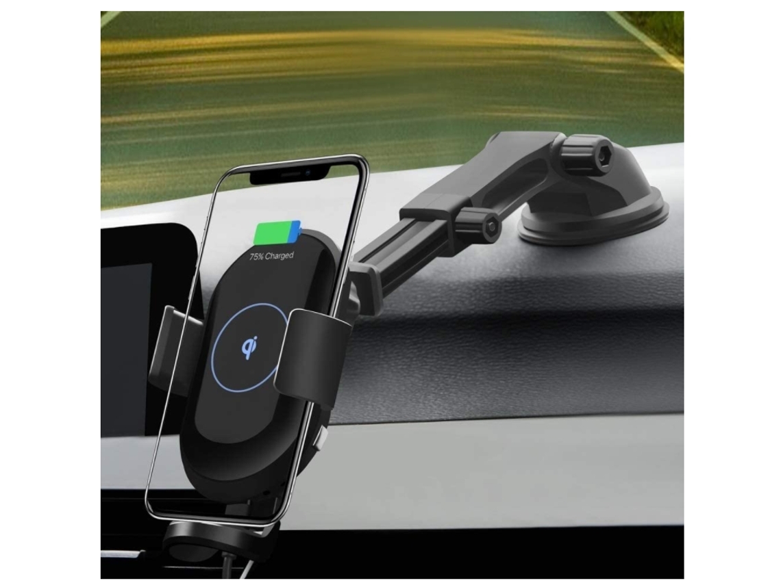 Estación de Carga Sem Carro Indução para iPhone 11 Pro/11 Pro Max/11 YIZHOOD Negro