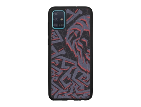 Funda Móvil Oficial Athletic Club para Samsung Galaxy A51 PHONECASES3D Piel Sintética Negro