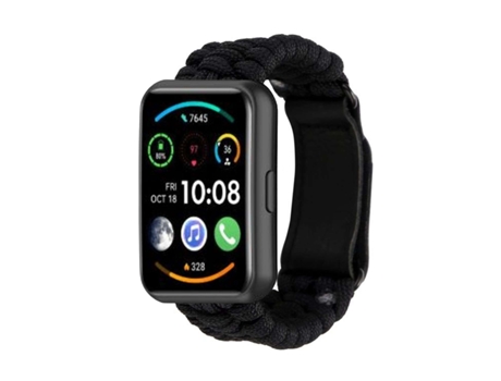 Correa Pulsera Fio Trenzado para Huawei Watch Fit 2 Negro