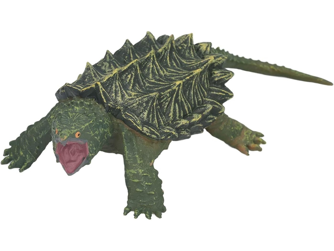 Modelo de tortuga mordedora, alta simulación, pintado a mano por SFUSHOS.