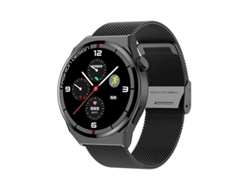 Reloj Inteligente SHAH ARPAN: con Monitor de Presión Arterial y Frecuencia Cardíaca en Negro