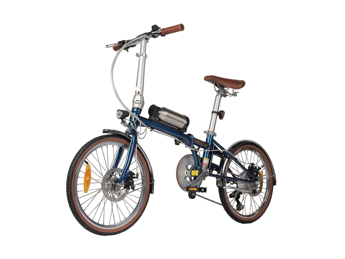 Bicicleta Eléctrica Maxturn Smart20 - Motor De 250 W, Batería De 36 V/5.2 Ah, Neumáticos De 20'', Frenos De Disco Mecánicos - Morado
