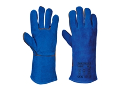 Guante De Soldador De Serraje - Protección Y Comodidad Azul / Xl