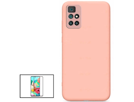Kit Funda + Protector de Pantalla Xiaomi Poco M4 Pro 5G PHONECARE 5D Full (Rosa)