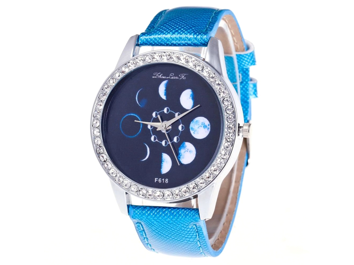 Reloj De Pulsera Analógico De Negocio Zhoulian Fa Cristal Correa Acero Cuarzo Redondo 04