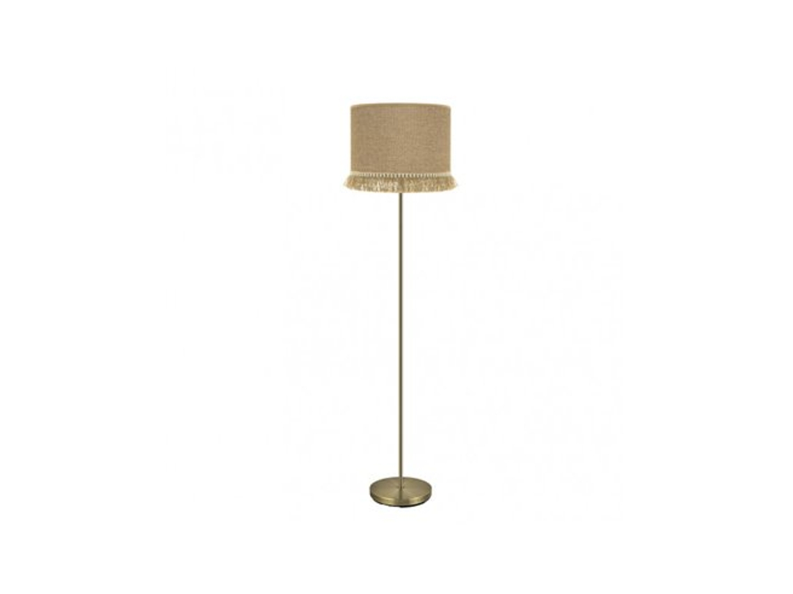 Salón de pies Sibila 1xe27 Cuero/arena 163x40x40 Cm Fabrilamp