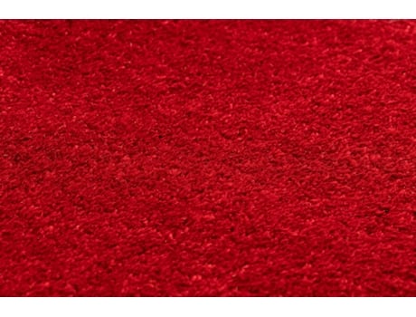 Alfombra de Pasillo Karmel Llanura Carmín/Rojo 100 cm