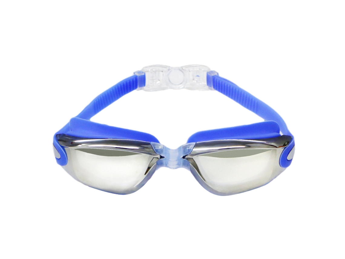 Gafas de natación antivaho y antifugas con correa de silicona ajustable y tapones para los oídos para adultos Kofihety